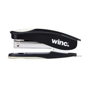 Winc Premium Plastic Half Strip Front Load Stapler Black