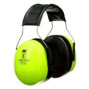 3M PELTOR Optime III High Visibility Headband Format Earmuff H540AHV Green Class 5 SLC80 33dB
