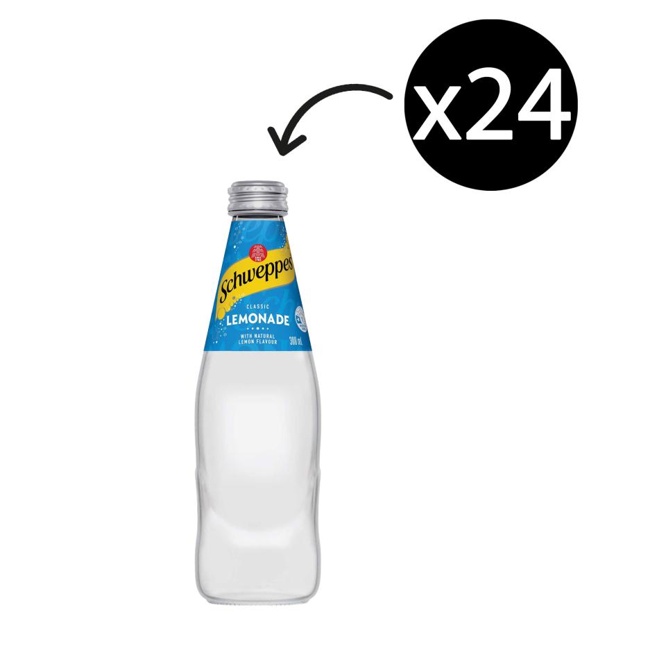 Schweppes Lemonade Bottle 300ml Carton 24 Image