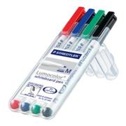 Staedtler Lumocolor Whiteboard Pen Assorted Colours Wallet 4 
