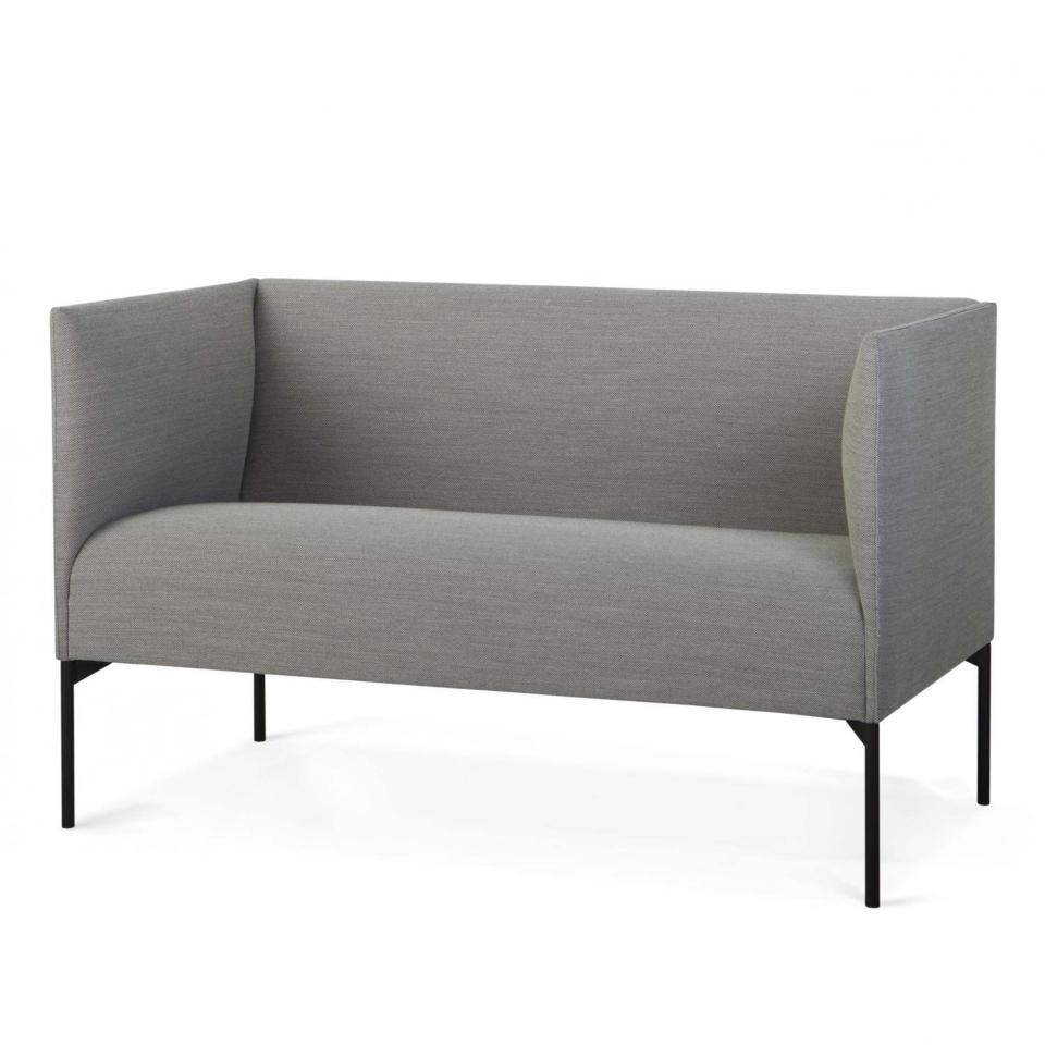 Jonas Ihreborn Talk Sofa High Back with Black Frame 2.5 Seater Warwick Beachcomber Terracotta  Image