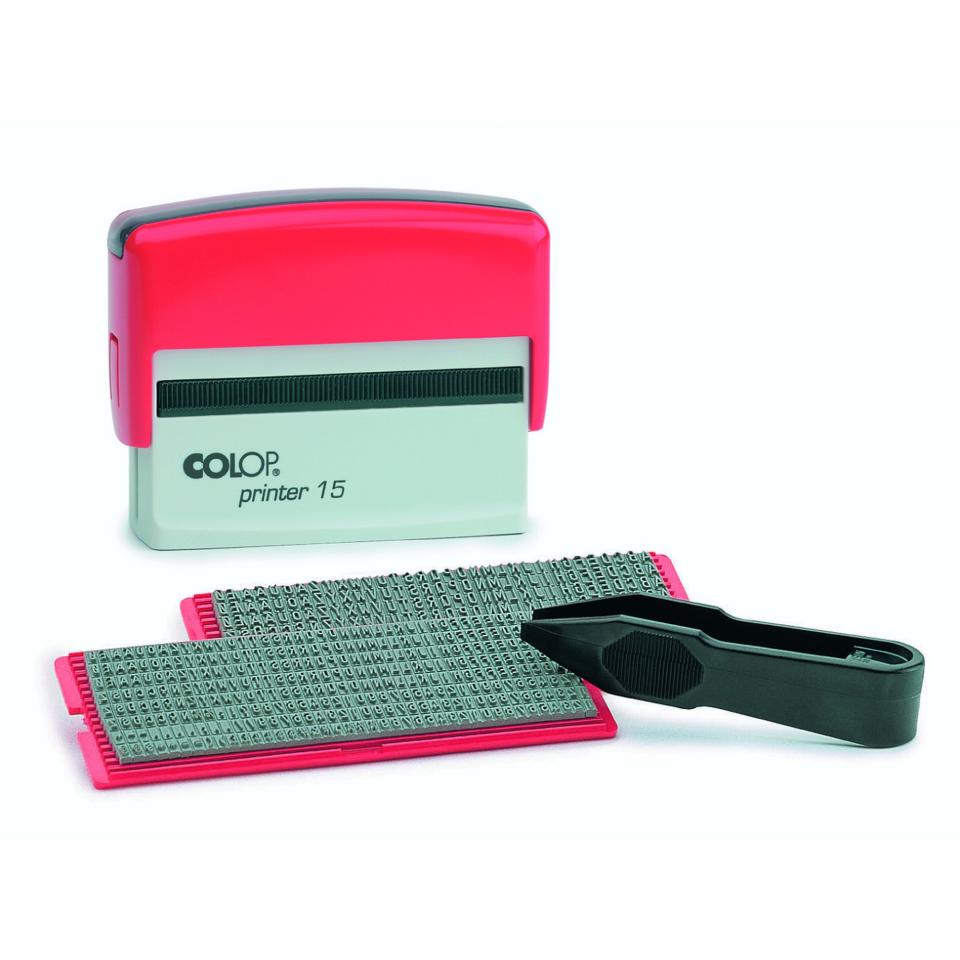 Colop Custom Set Self-Inking Stamp with Black Ink