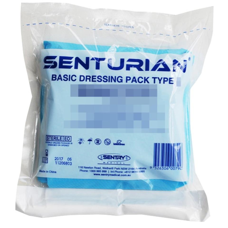 Senturian Type 9 Basic Dressing Pack Pack Of 160