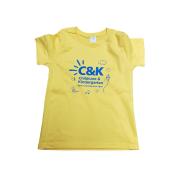 C&K Kids Yellow Tshirt Size 4 Parent Each