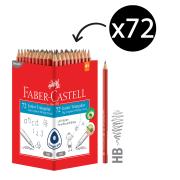 Faber-Castell 116572 Junior Graphite Lead Pencil HB Triangular Grip Box 72
