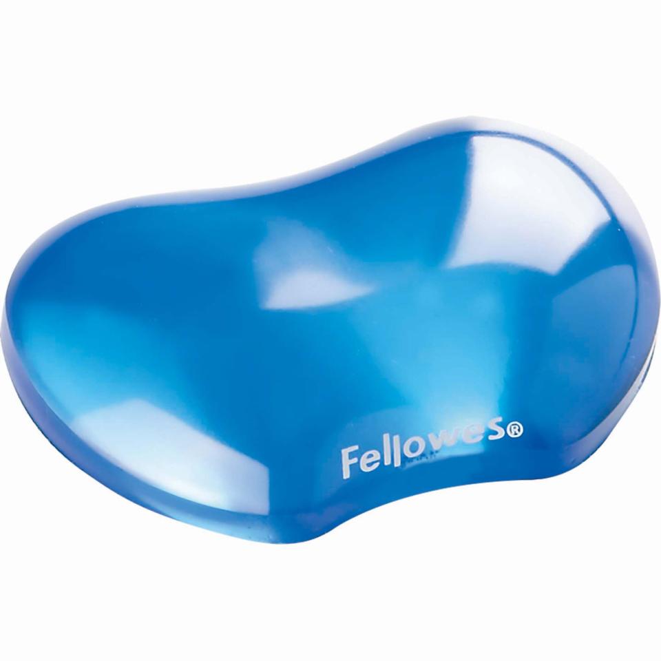 Fellowes Crystal Gel Wrist Rest Flex Rest Blue