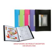 Marbig A3 Display Book With Frame 20 Pockets Black