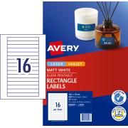 Avery Permanent Multi-purpose Labels - 145 x 17mm - 400 Labels ( L7674)