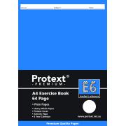 Protext Premium A4 Exercise Book Plain 64 Pages E6