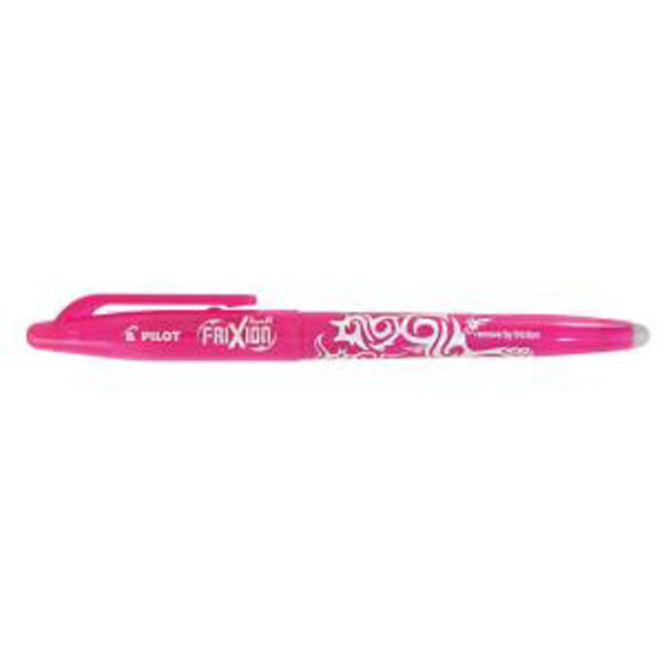 Pilot Frixion Erasable Gel Ink Rollerball Pen Fine 0.7mm Pink Each