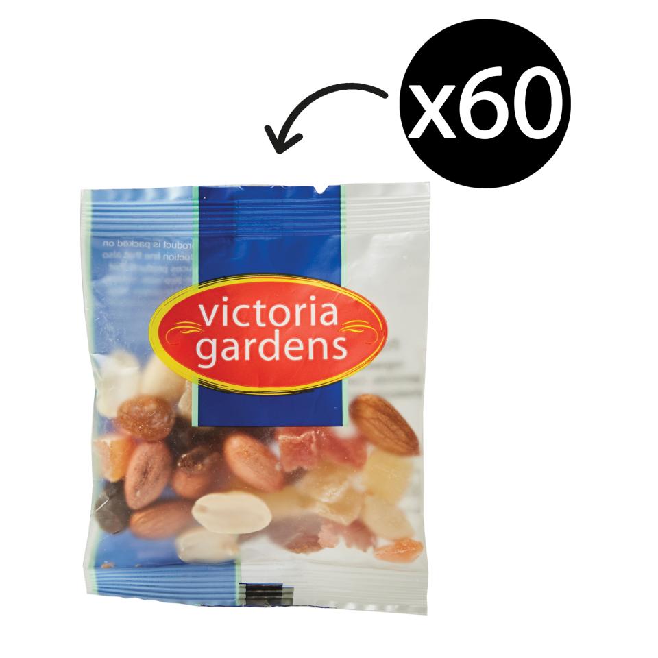 Victoria Gardens Fruit & Nuts Snack Portion Control 25g Carton 60
