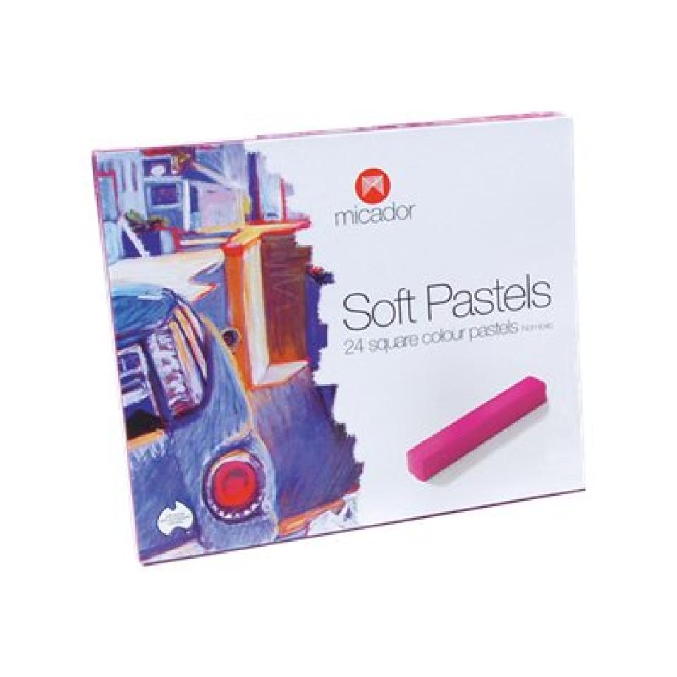Micador SPMP24 Soft Square Pastels Pack 24