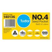 Tudor 115026 No.4 Envelopes Seed Pocket Moisten 107X60mm Box 1000