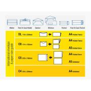 Envelopes Kraft Pocket Peel-N-Seal 265X190mm Box 250