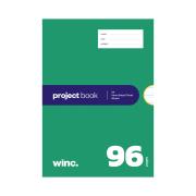 Winc Project Book A4 14mm Dotted Thirds Red Margin 56gsm 96 Pages