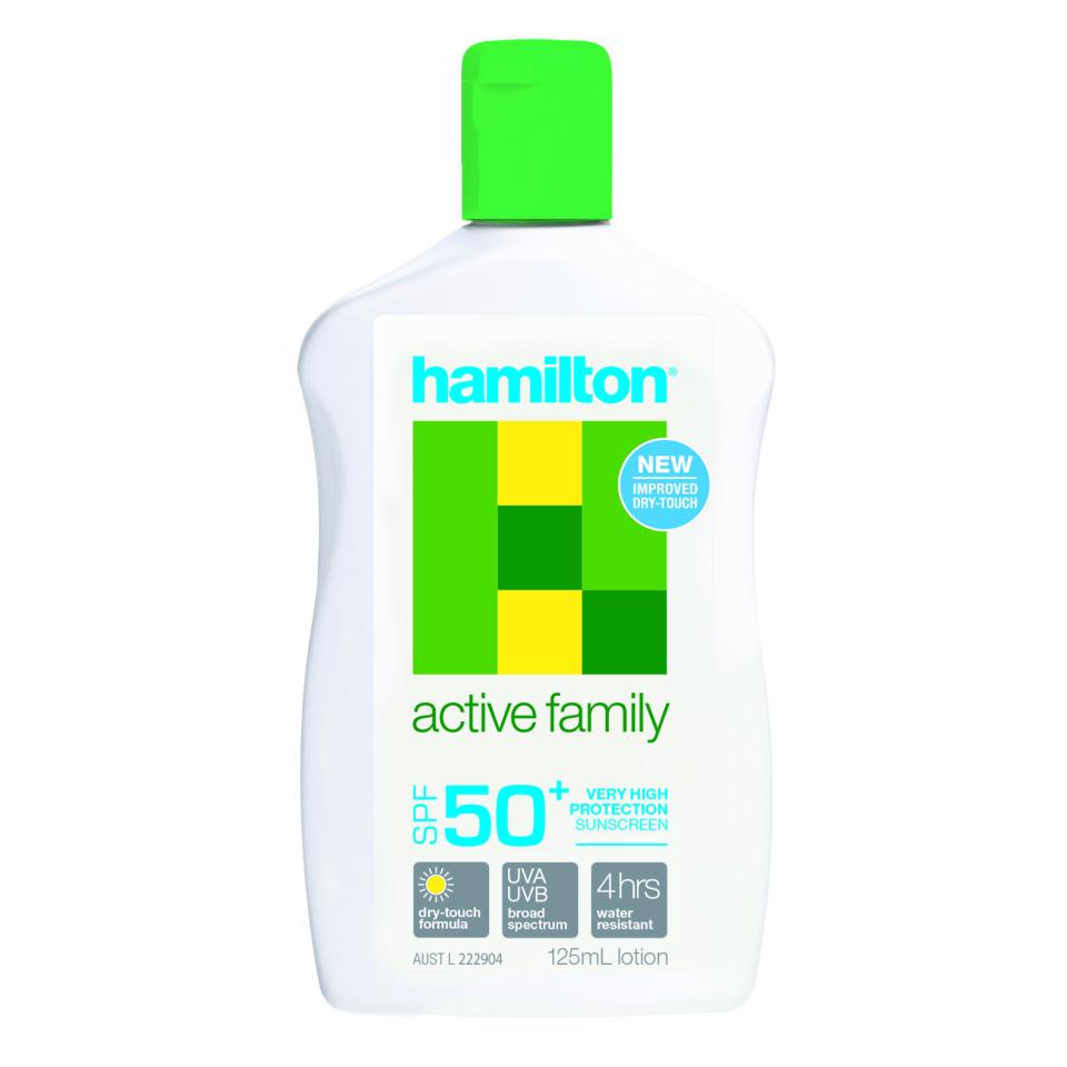 Hamilton Sun Active Family Lotion SPF50+ 125ml