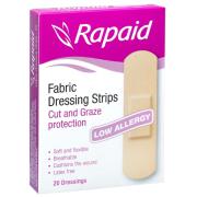 Rapaid Fabric Dressing Strips Box 20