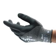 Ansell HyFlex 11-537 Nitrile 3/4 Coat Level B Cut Resistant Glove Size 7 Pair