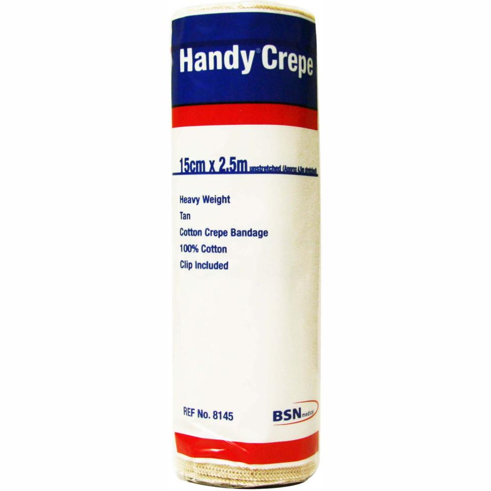 BSN Handy Heavy Crepe Bandage Tan 150mm x 2.3m