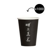 Truly Eco Single Wall Coffee Cup Black 12oz Carton 1000