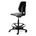 Thumbnail image of Chair Solutions LAB400 Drafter In Black Poly Shell