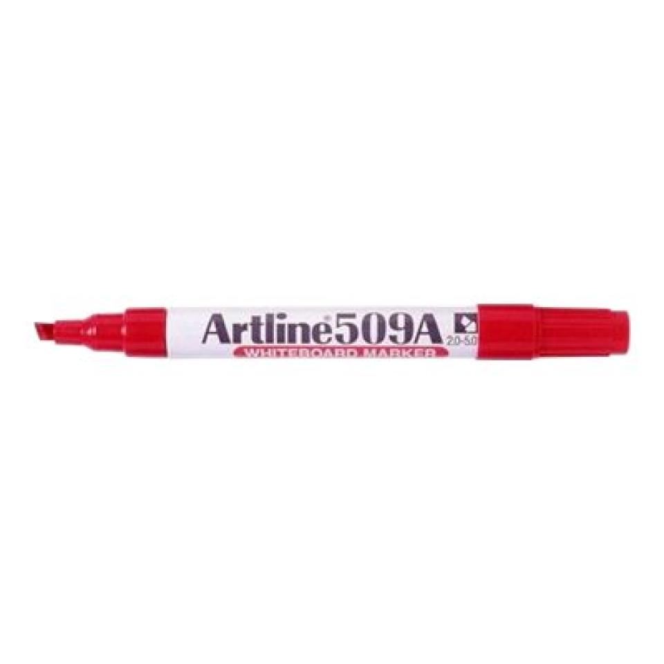 Artline 509A Whiteboard Marker Chisel Red