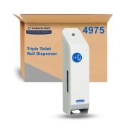 Kimberly Clark Professional Commercial Triple Toilet Roll Dispenser 4975 1 Dispenser