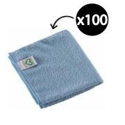 r-MICROLIFE Recycled Microfibre Cleaning Cloths Blue Pack 5 Carton 20