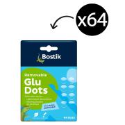 Bostik Removable Glue Dots 64 Dots