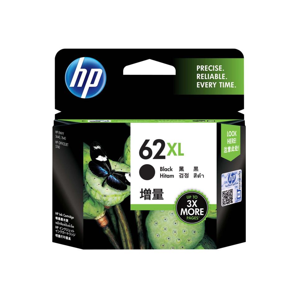 HP 62XL Black Ink Cartridge - C2P05AA