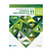 Jacaranda Maths Quest 11 General Mathematics QLD Unit 1 2 & eBookPLUS + Free StudyON