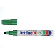 Artline 90 Permanent Marker Chisel Tip 2.0-5.0mm Green