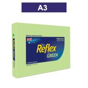 Reflex Coloured Copy Paper A3 80gsm Green Ream 500