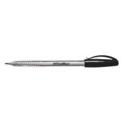 Officemax Ballpoint Pens Non Slip Grip 1.0mm Medium Tip Black Pack 10
