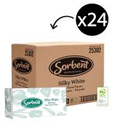Sorbent Professional 25302 Silky White Facial Tissue 2 Ply 200 Sheets Carton 24