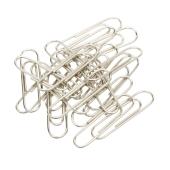 Office Elements Paper Clips Round 25mm Silver Pack of 100