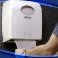 Thumbnail image of Aquarius Slimroll Rolled Hand Towel Dispenser 7955 1 White Dispenser
