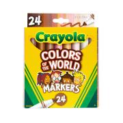 Crayola Colours Of The World Markers Pack 24