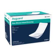 Asguard Flex+ Non-woven Island Dressing Sterile 82.5 x 60mm Box 50