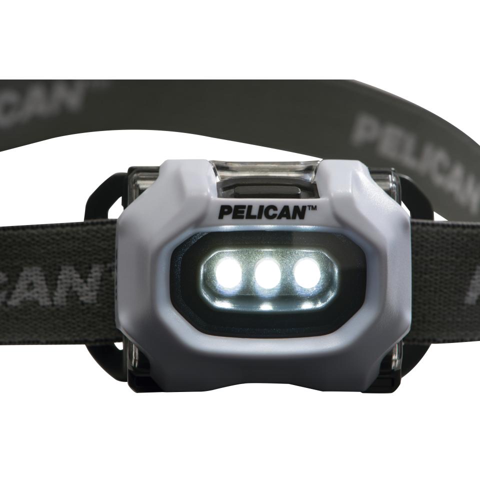 Pelican 2745 Led Headlamp Torch Hi Low Beam 3Xaaa  Submersable Safety Approved 33 Lumens Each