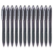 Pilot Rexgrip Retractable Ballpoint Pen Medium 1.0mm Black Box 12