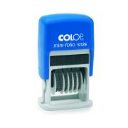 Colop Mini Number Self-Inking Stamp With Black Ink