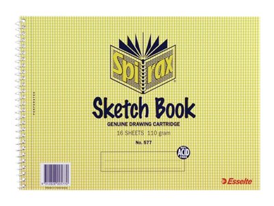 Spirax No.577 Sketch Book 16 Leaf 177X245mm | Winc