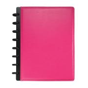 M By Staples ARC Genuine Leather Notebook A5 Pink