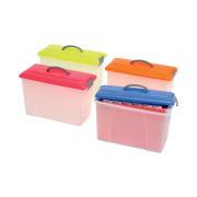 Crystalfile Carry Case Blue Lid Clear Base