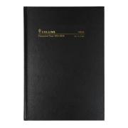 Collins Debden Financial Year Diary A4 Day To Page 2025/2026 Black