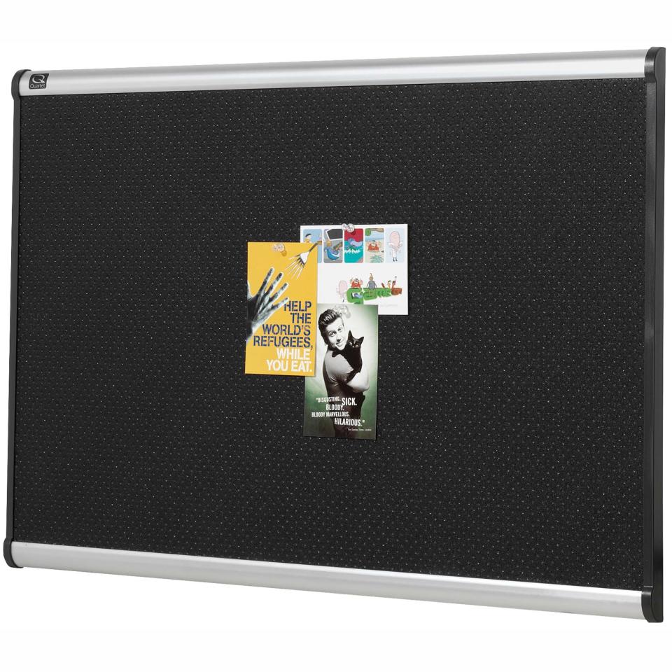Quartet Bulletin Board Aluminium Frame 1200 x 900mm Black Foam