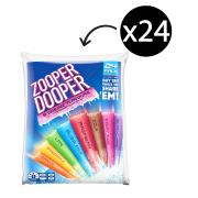 Zooper Dooper Ice Blocks 8 Cosmic Flavours 70ml Pack 24
