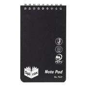 Spirax P541 PP Notebook Top Opening 96 Pages Black