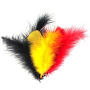 Arbee Feathers Pack Black Red And Yellow 10g